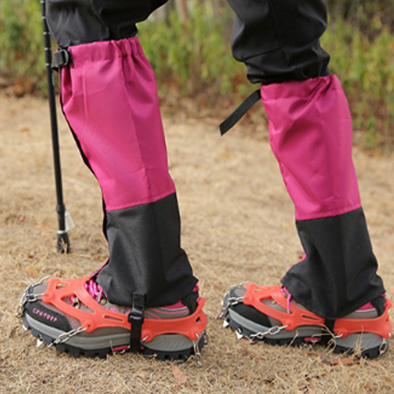 ❄️ Anti-Slip Crampons – Grippy, stretch-fit & portable ✨