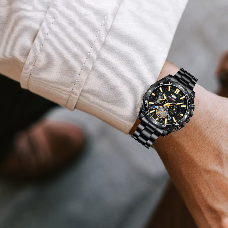 ⏳Limited-time 50% off⏰Men's Stainless Steel Waterproof Luminous Watch⌚