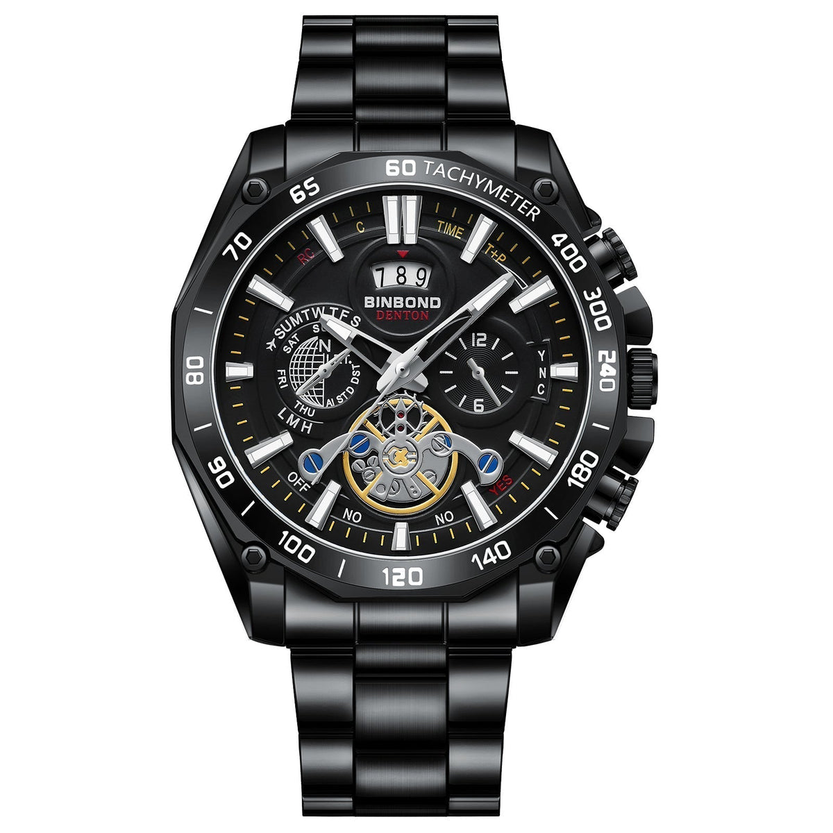 ⏳Limited-time 50% off⏰Men's Stainless Steel Waterproof Luminous Watch⌚