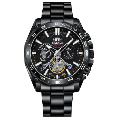 ⏳Limited-time 50% off⏰Men's Stainless Steel Waterproof Luminous Watch⌚