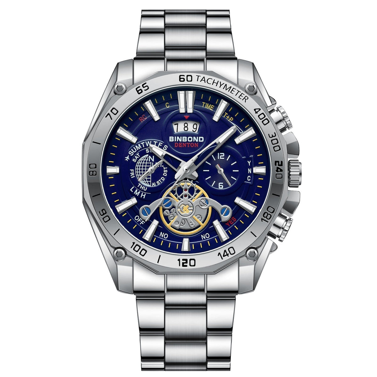 ⏳Limited-time 50% off⏰Men's Stainless Steel Waterproof Luminous Watch⌚