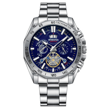 ⏳Limited-time 50% off⏰Men's Stainless Steel Waterproof Luminous Watch⌚