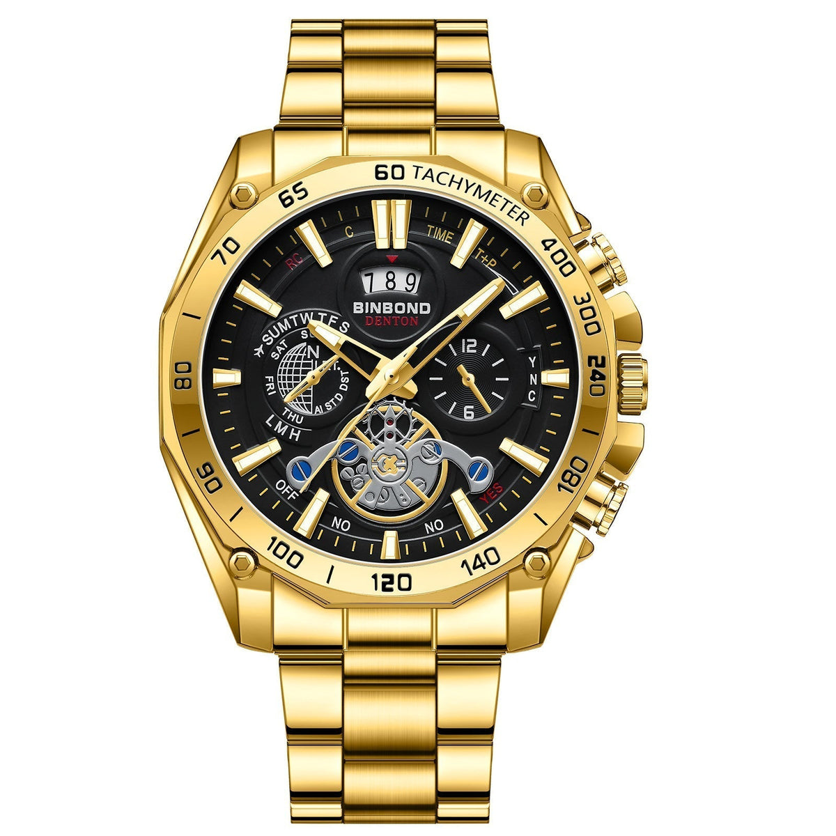 ⏳Limited-time 50% off⏰Men's Stainless Steel Waterproof Luminous Watch⌚