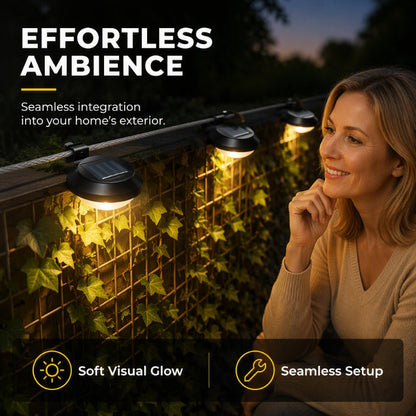 ☀️Outdoor Waterproof Solar LED Gutter Wall Lights