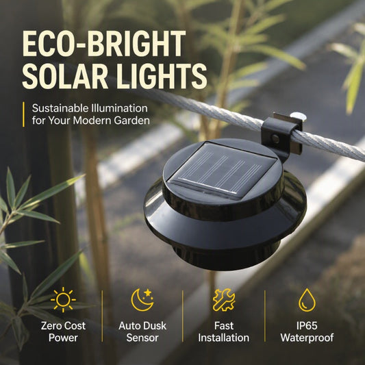☀️Outdoor Waterproof Solar LED Gutter Wall Lights