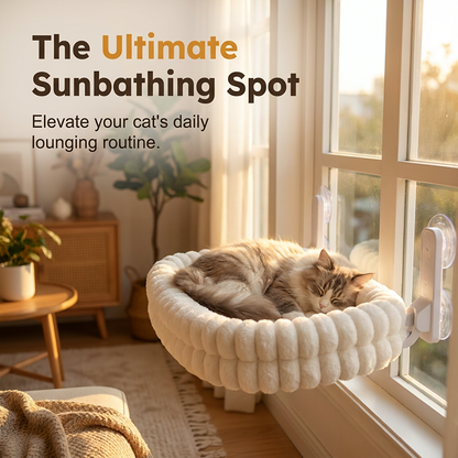 Foldable Cat Window Hammock with Suction Cups