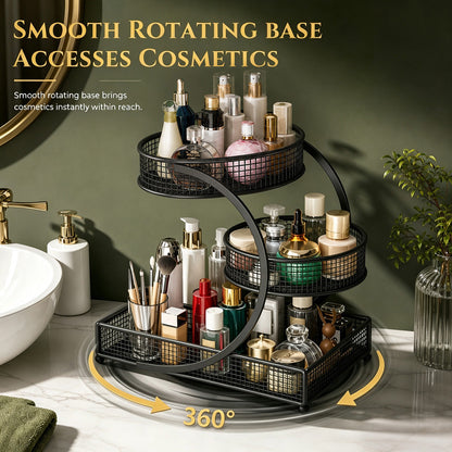 Cosmetic Organizer Shelf for Vanity and Bathroom Countertop Desktop Skincare and Makeup Storage Rack