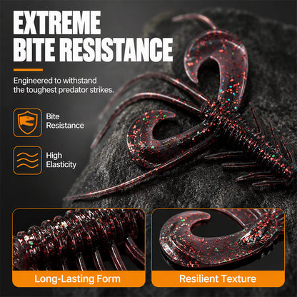 Realistic Floating Shrimp Soft Lures