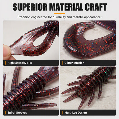 Realistic Floating Shrimp Soft Lures