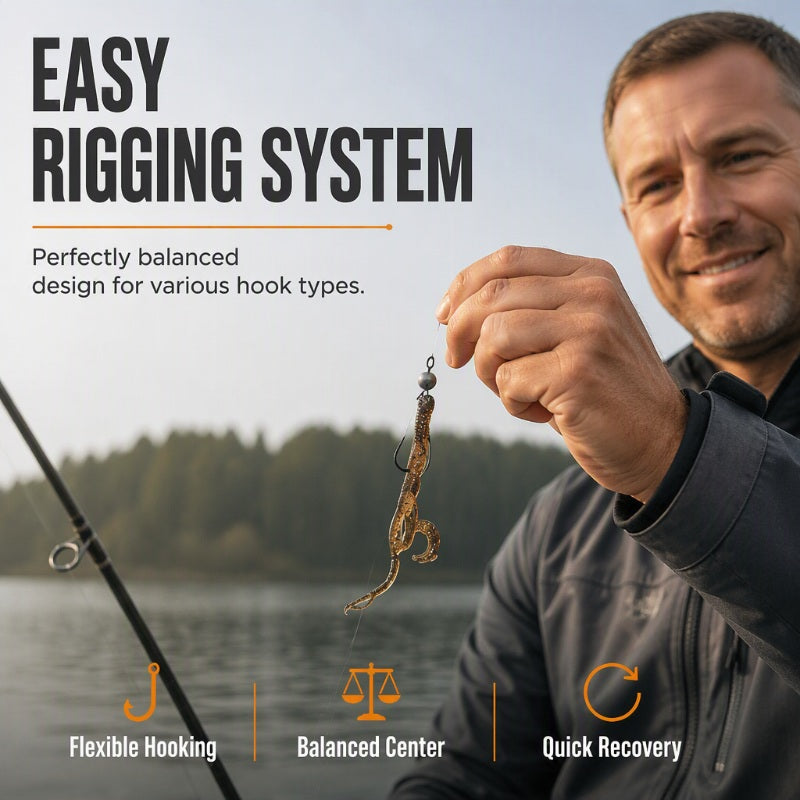 Realistic Floating Shrimp Soft Lures