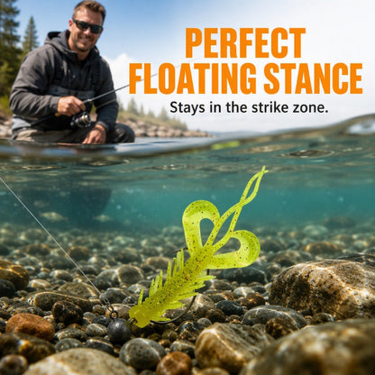 Realistic Floating Shrimp Soft Lures