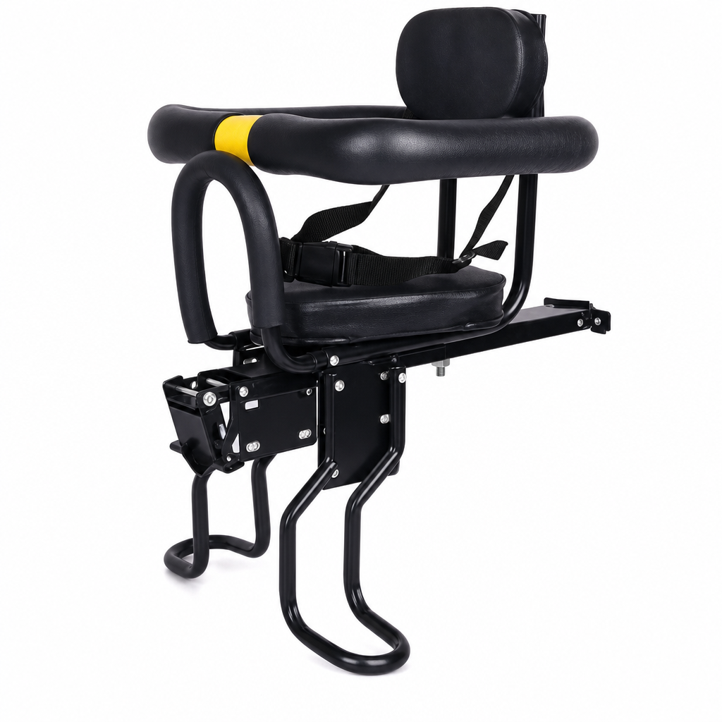 ⏳Time-Limited Special⏰Bicycle Child Seat with Backrest and Cushion for Mountain Bikes Outdoor Parent Child Cycling