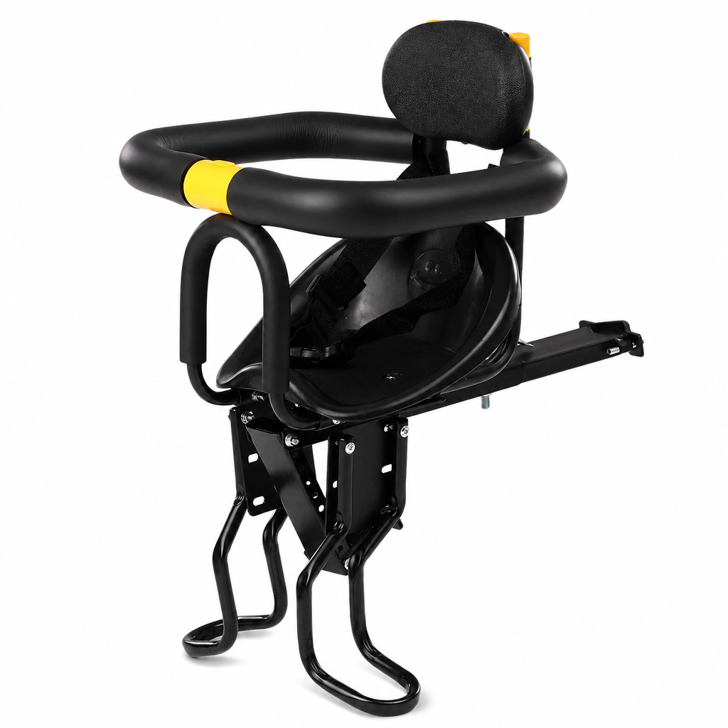 ⏳Time-Limited Special⏰Bicycle Child Seat with Backrest and Cushion for Mountain Bikes Outdoor Parent Child Cycling