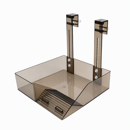 ☀️ 50% OFF! ✨ Hanging Turtle Basking Platform – Clear Acrylic Non-Slip Ramp, Built-In Feeding Trough & Adjustable Mount – Multi-Zone Resting Deck for Healthy Shell Growth 🐢