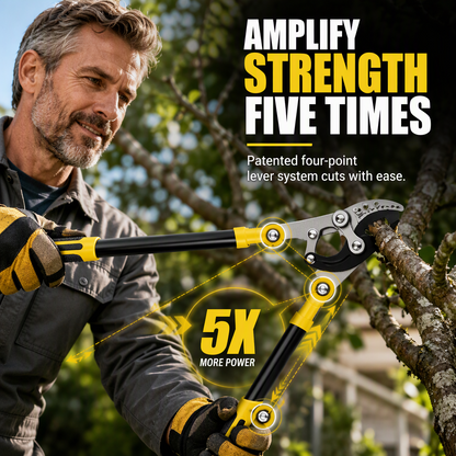 🌳 50% OFF NOW! ✂️ Heavy-Duty Garden Loppers – Compound Leverage, Hardened Steel & Aviation-Grade Aluminum – For Thick Branches & Fruit Trees 💪