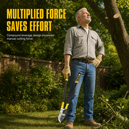🌳 50% OFF NOW! ✂️ Heavy-Duty Garden Loppers – Compound Leverage, Hardened Steel & Aviation-Grade Aluminum – For Thick Branches & Fruit Trees 💪