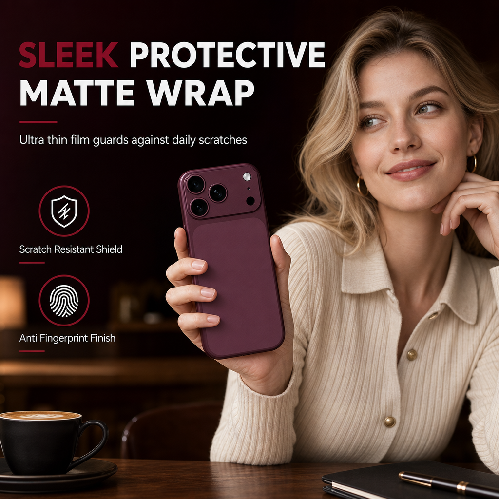 ⚡50% OFF !! ⏰Full Wrap Scratch Resistant Protective Phone Back Skin Sticker