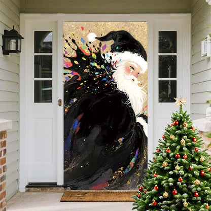 🎄✨ LIMITED-TIME 50% OFF! Christmas Door Cover — Instant Holiday Decor, Fade Resistant 🎅