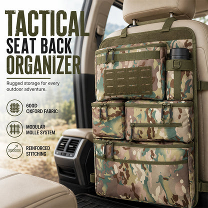📢50% OFF !! 🚘Multi-Pocket Car Seat Back Organizer – Durable Backseat Storage Bag for SUV, Van & Family Cars, Keeps Snacks, Toys & Travel Essentials Tidy ✨