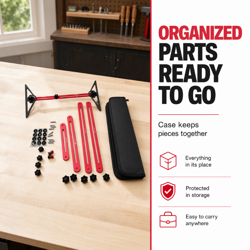 ⏳🔥LIMITED-TIME 50% OFF! ⏰ Multi-Function Woodworking Marking Tool Kit – Measure, Lock & Mark📐🔧