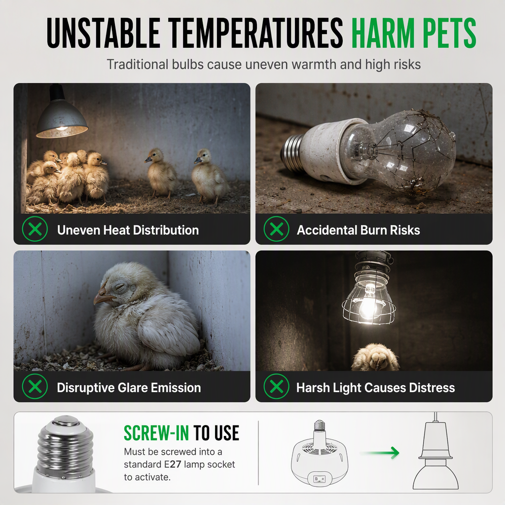 ⏳Limited-time 50% off⏰Intelligent Temperature Control Brooder Heater🐣🌡️