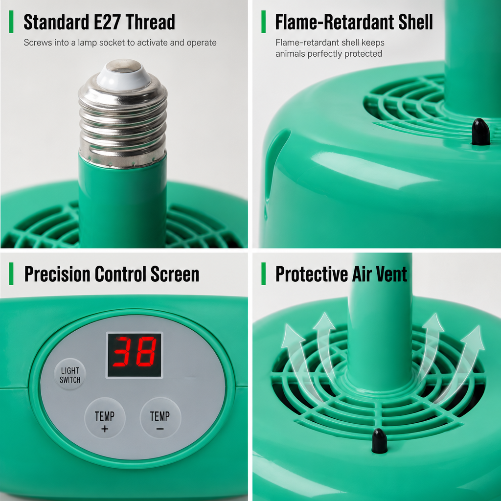 ⏳Limited-time 50% off⏰Intelligent Temperature Control Brooder Heater🐣🌡️