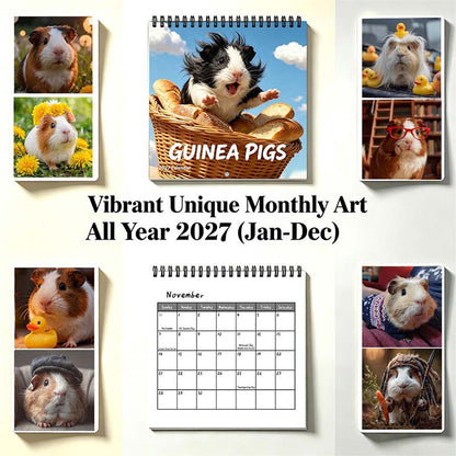 🐹 50% OFF! ✨ Adorable Guinea Pig Wall Calendar – 12 Months of Lovely Photography, Charming Wall Decor & Easy Monthly Planning – Brighten Any Room with Cute Moments All Year 📅