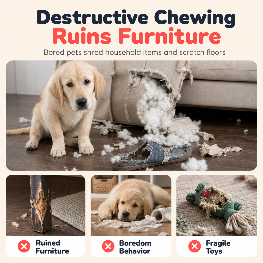 🐕Durable TPR Bone-Shaped Dog Chew Toy – Bite-Resistant & Teething-Friendly for Large Dogs 🦴