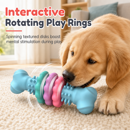 🐕Durable TPR Bone-Shaped Dog Chew Toy – Bite-Resistant & Teething-Friendly for Large Dogs 🦴