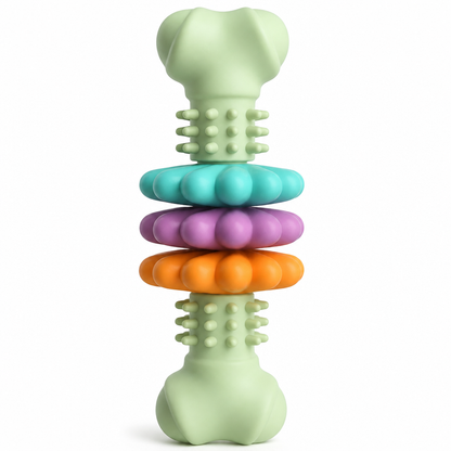 🐕Durable TPR Bone-Shaped Dog Chew Toy – Bite-Resistant & Teething-Friendly for Large Dogs 🦴