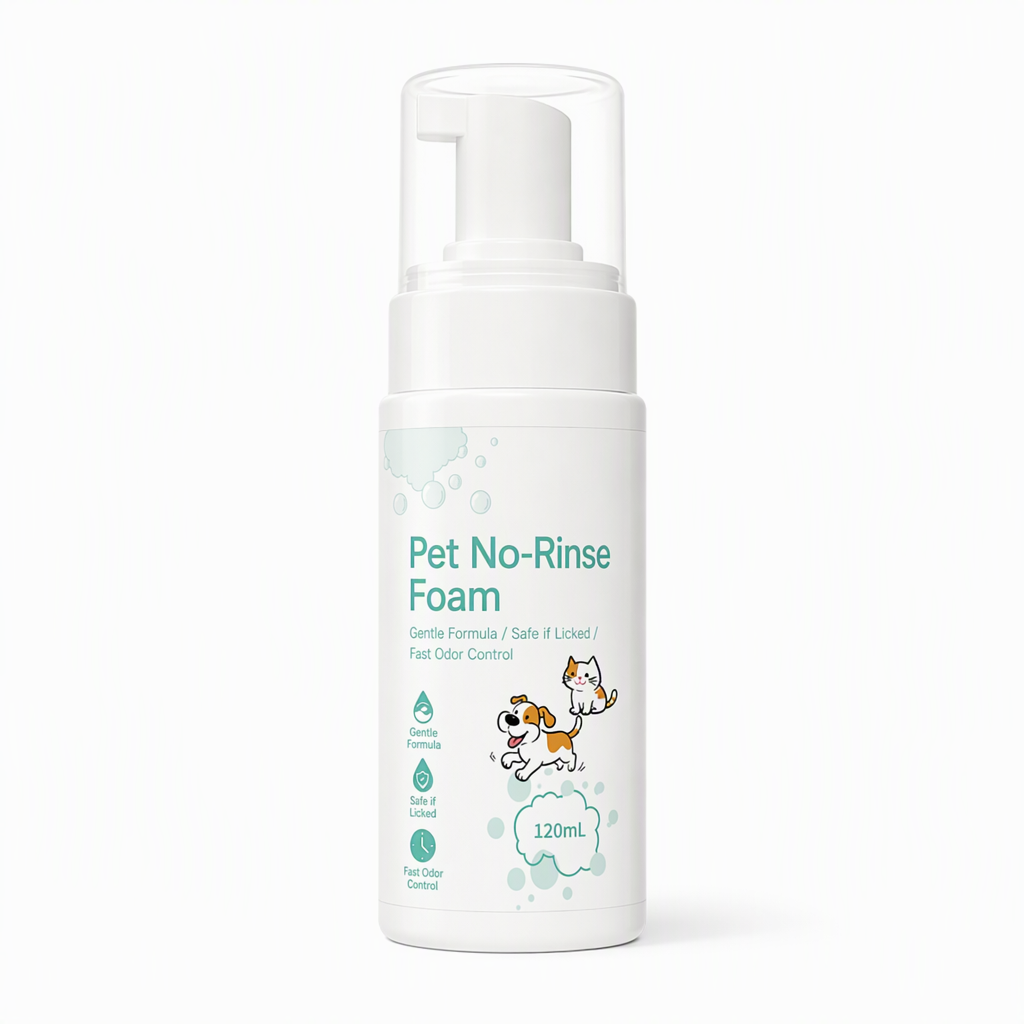 🐾 50% OFF! ✨ No-Rinse Pet Cleansing Foam – Gentle Waterless Mousse, Botanical-Extract Formula & Targeted Cleaning for Paws, Chins & Fur – Quick Freshening Between Baths, Travel & Winter 🌿
