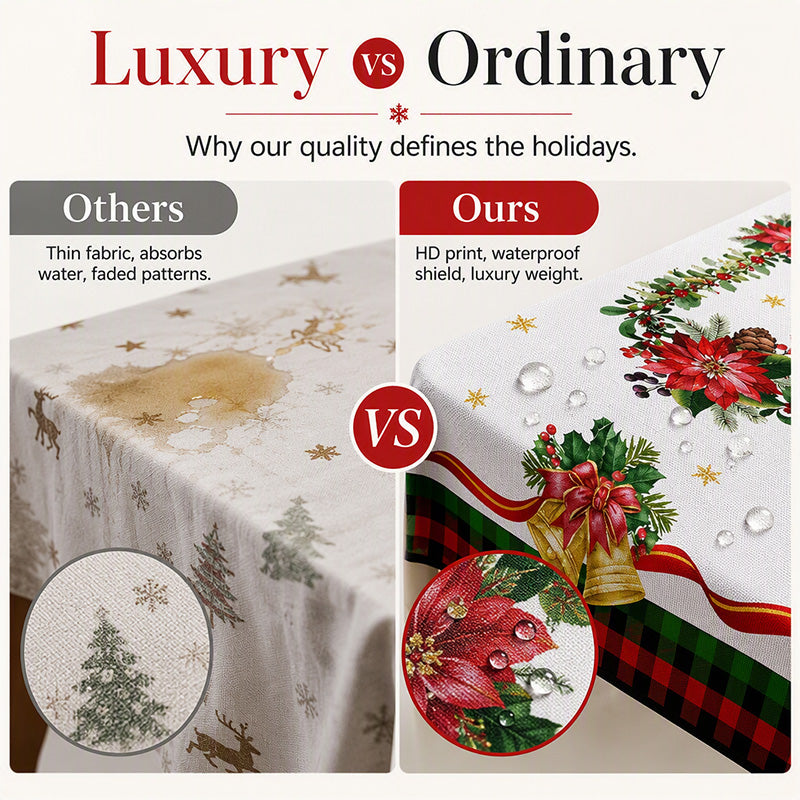 Waterproof Holiday Tablecloth