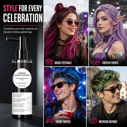 💇 Save 50%! 🌈 Temporary Hair Color Spray – Vivid colour & 5s dry ✨