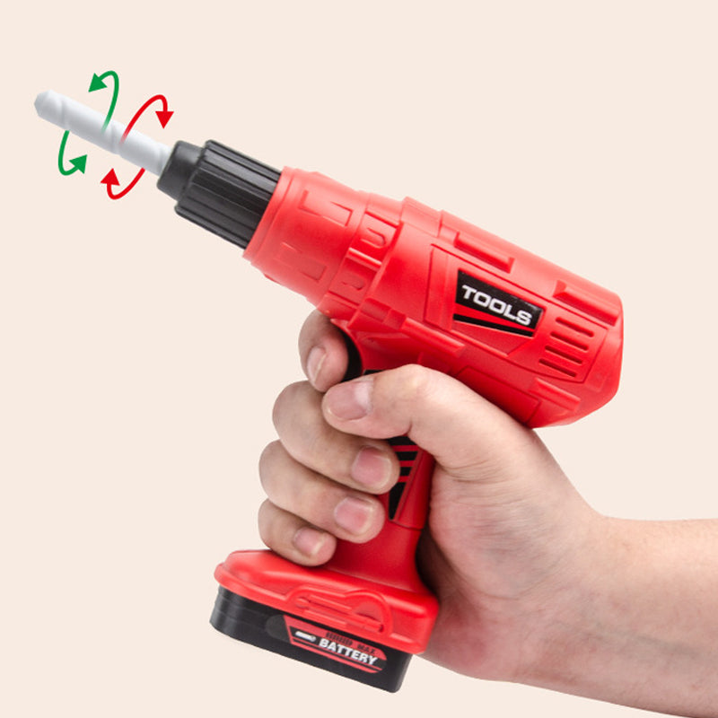Build & Play Instantly! 38-Piece Kids Tool Set with Electric Drill