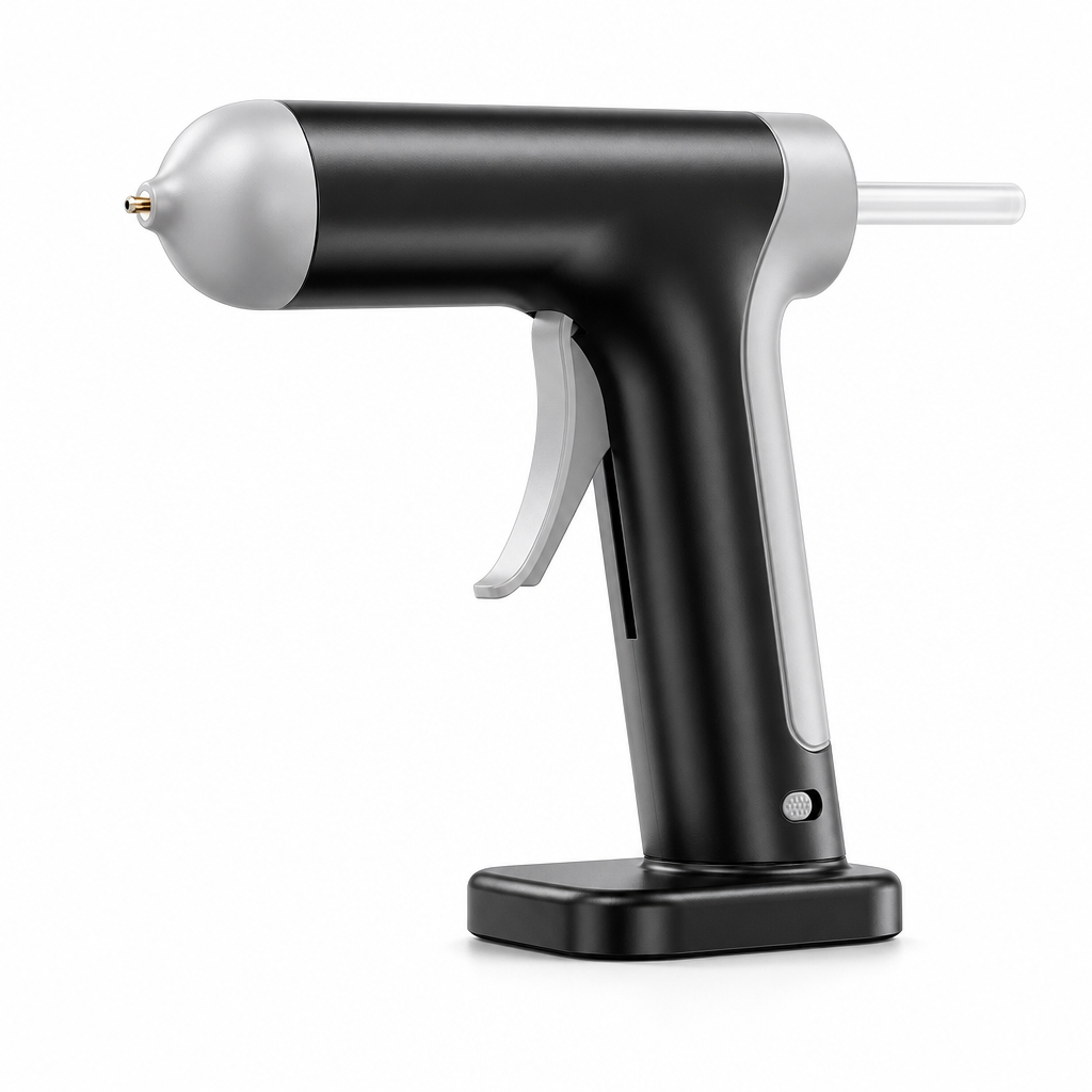 📢📢50% OFF !! ⏰Cordless Hot Melt Glue Gun Set with 2000mAh Rechargeable Battery and Copper Nozzle Includes 10 Glue Sticks for DIY Crafts and Home Use