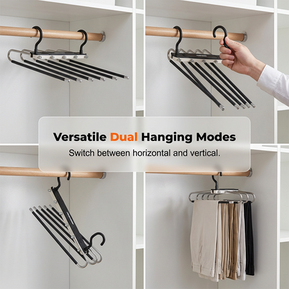 Multi-Layer Space-Saving Pants Hanger