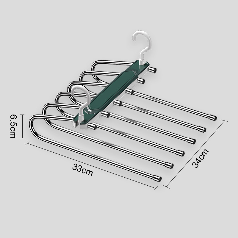Multi-Layer Space-Saving Pants Hanger