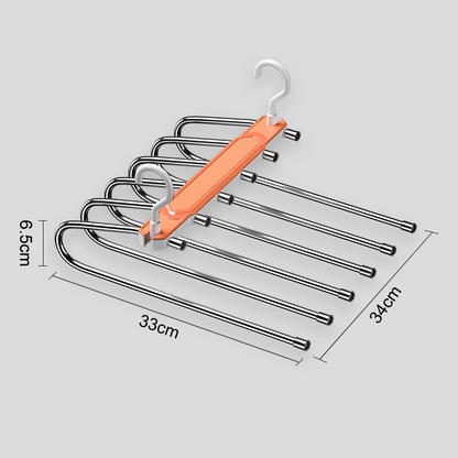 Multi-Layer Space-Saving Pants Hanger