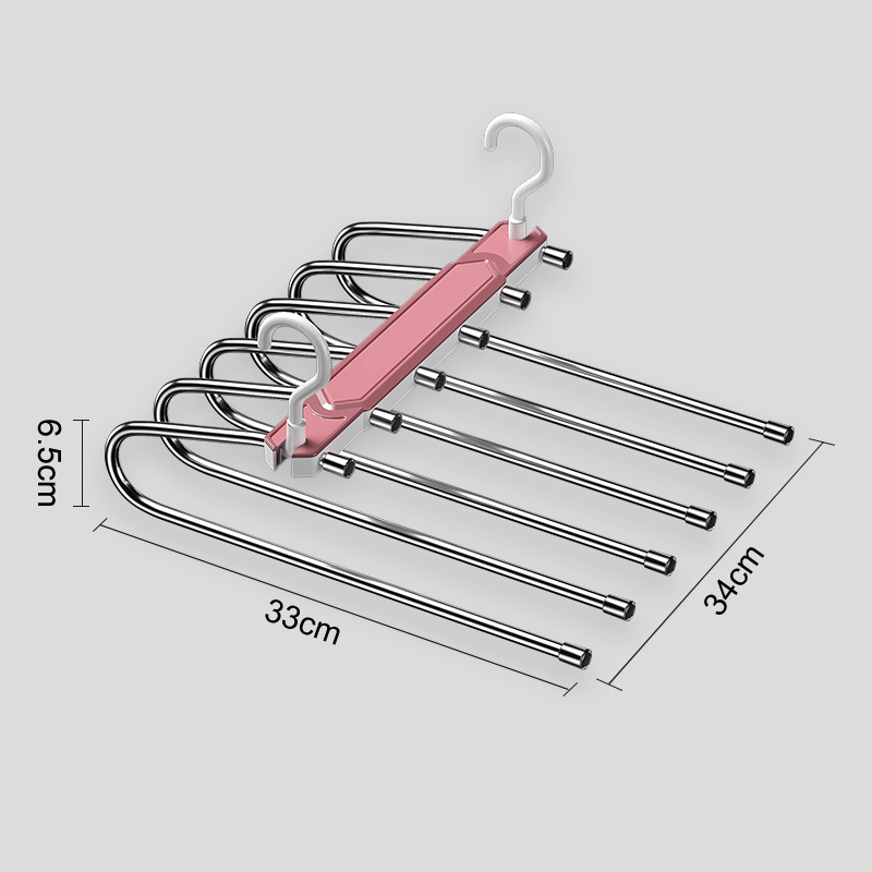 Multi-Layer Space-Saving Pants Hanger