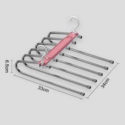 Multi-Layer Space-Saving Pants Hanger