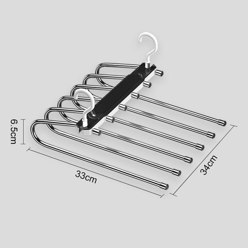 Multi-Layer Space-Saving Pants Hanger
