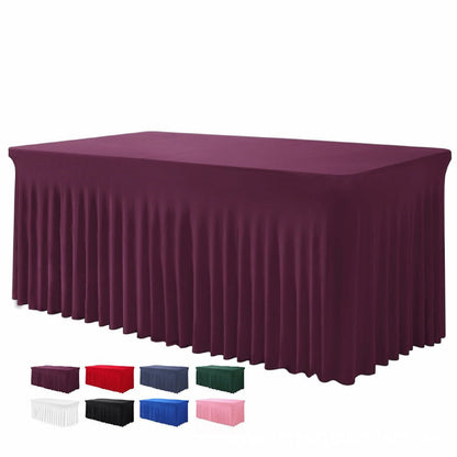 🎉 LIMITED-TIME 50% OFF! ✨ Pleated Table Skirt for Events – Elegant, Wrinkle-Free, Reusable 🎊