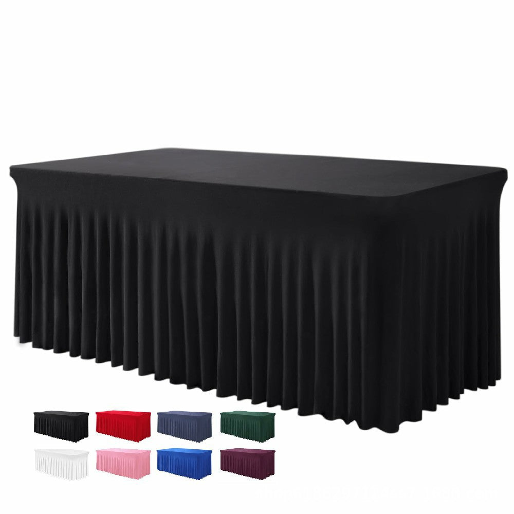 🎉 LIMITED-TIME 50% OFF! ✨ Pleated Table Skirt for Events – Elegant, Wrinkle-Free, Reusable 🎊