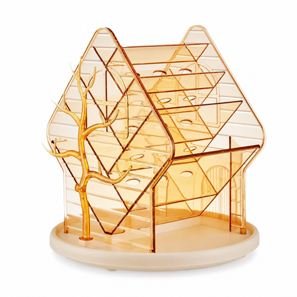 ⏳🔥LIMITED-TIME 50% OFF! ⏰💄Transparent Plastic Rotating Makeup Organizer✨