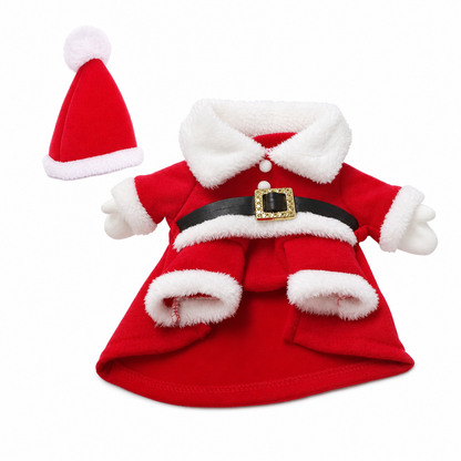 📢📢50% OFF !! ⏰Christmas Pet Costume for Dogs and Cats Autumn Winter Holiday Outfits featuring Santa Claus Suits and Snowflake Capes