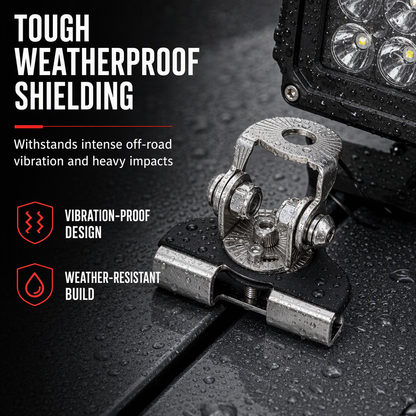 📢📢50% OFF !! ⏰ 1 Pair Car Engine Hood LED Light Bar Mounting Brackets Clamp Holders for Work Lights Modification