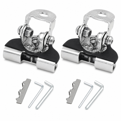 📢📢50% OFF !! ⏰ 1 Pair Car Engine Hood LED Light Bar Mounting Brackets Clamp Holders for Work Lights Modification