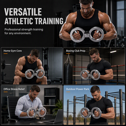 Adjustable Resistance Figure 8 Arm Machine and Forearm Wrist Strength Trainer for Home Gym Boxing Training