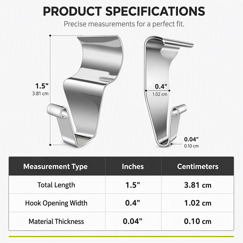 Heavy Duty 304 Stainless Steel Vinyl Siding Hooks