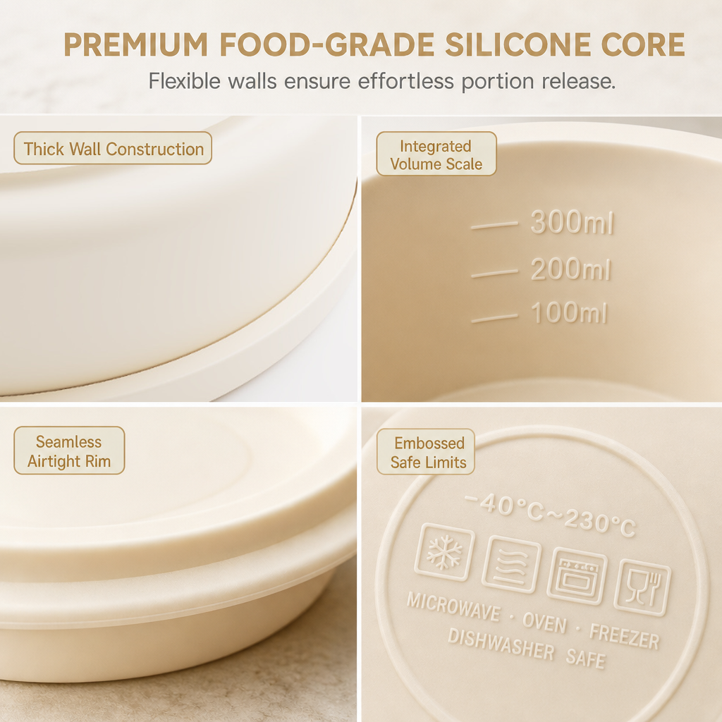 🍱 Buy 1 Get 1 Free! ✨ Portable Microwave-Safe Bento Lunch Box – Food-Grade Silicone Airtight Food Container for Office & Picnic 🥗